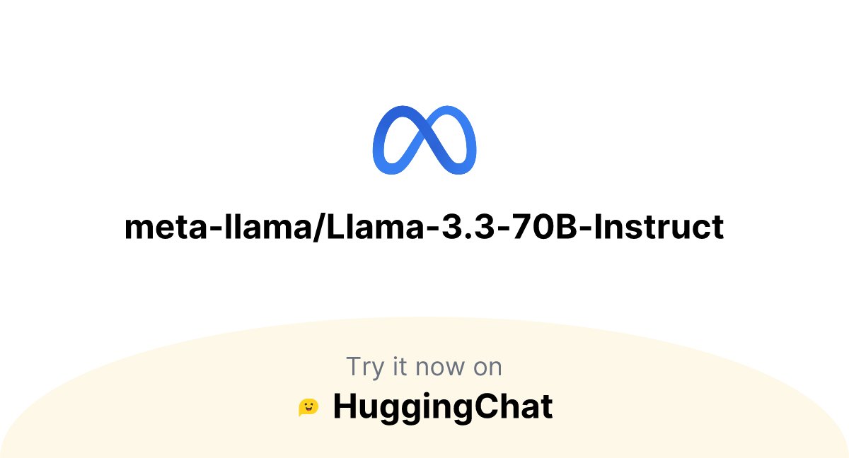 Llama 3.3 70B Instruct Now Available on Hugging Chat