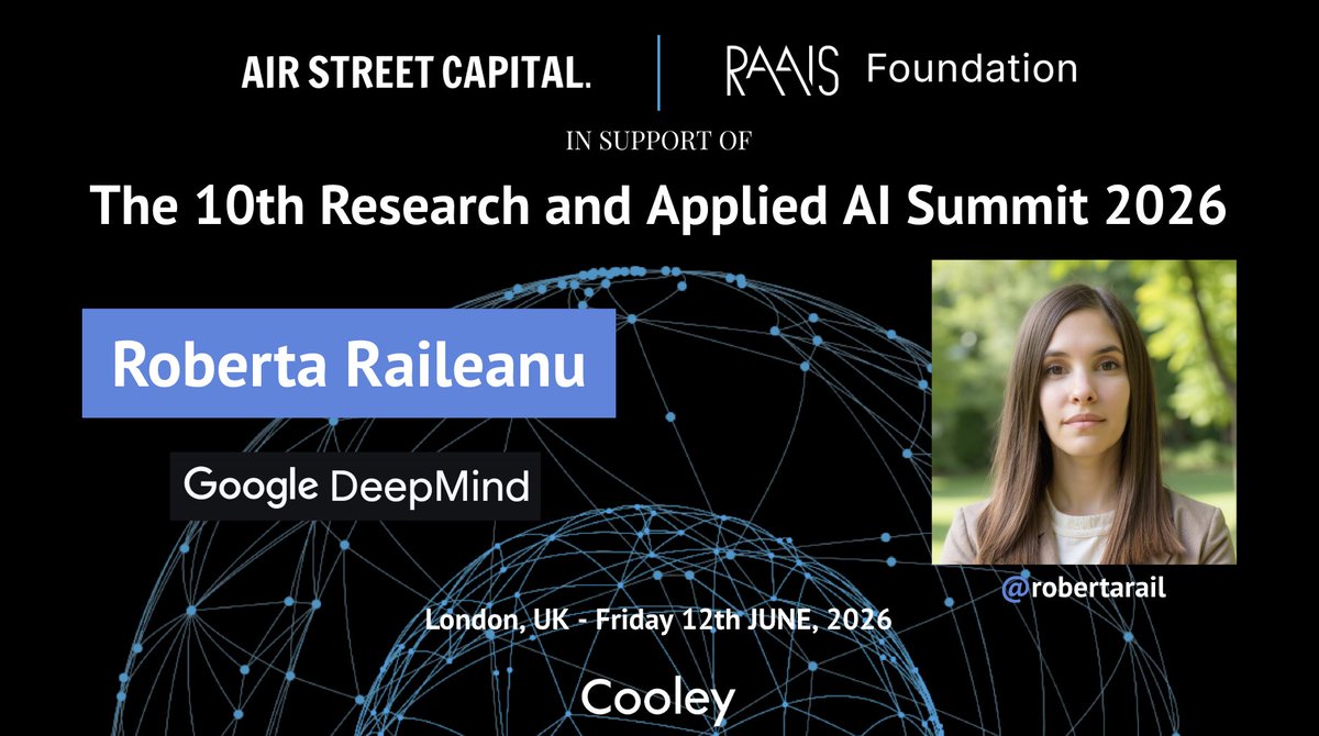 Roberta Raileanu Joins RAAIS 2026 Conference in London