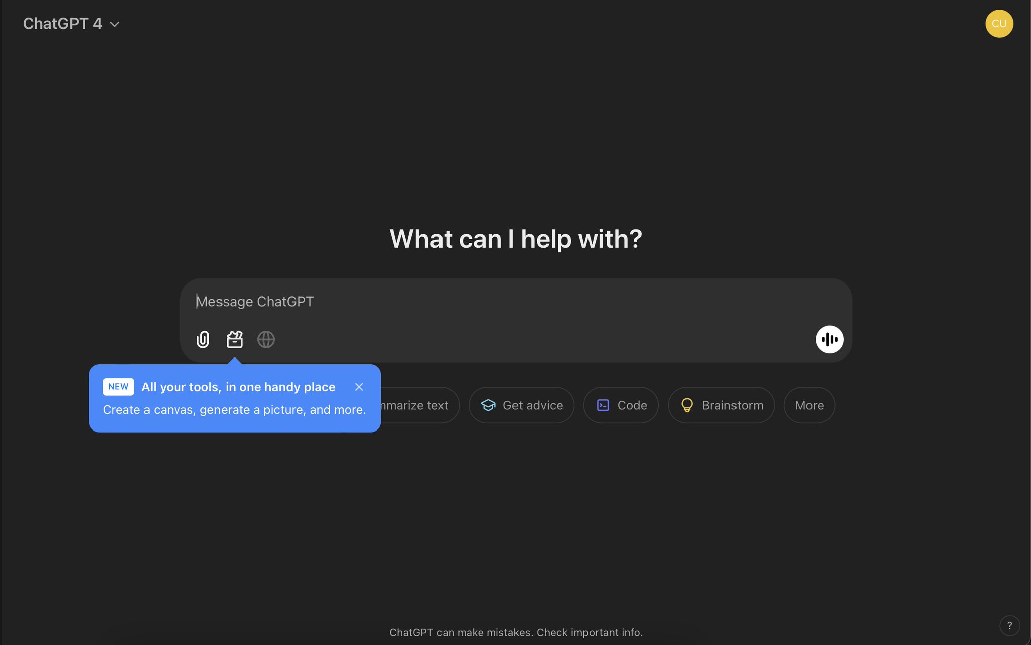ChatGPT ‘All Tools’ deployed for some users