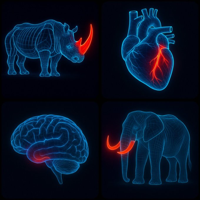 Digital Illustration Prompt Using Blue Light Network on Dark Background