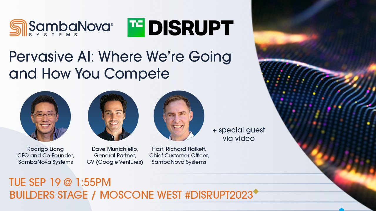 Pervasive AI: Competition Strategy at TC Disrupt 2023