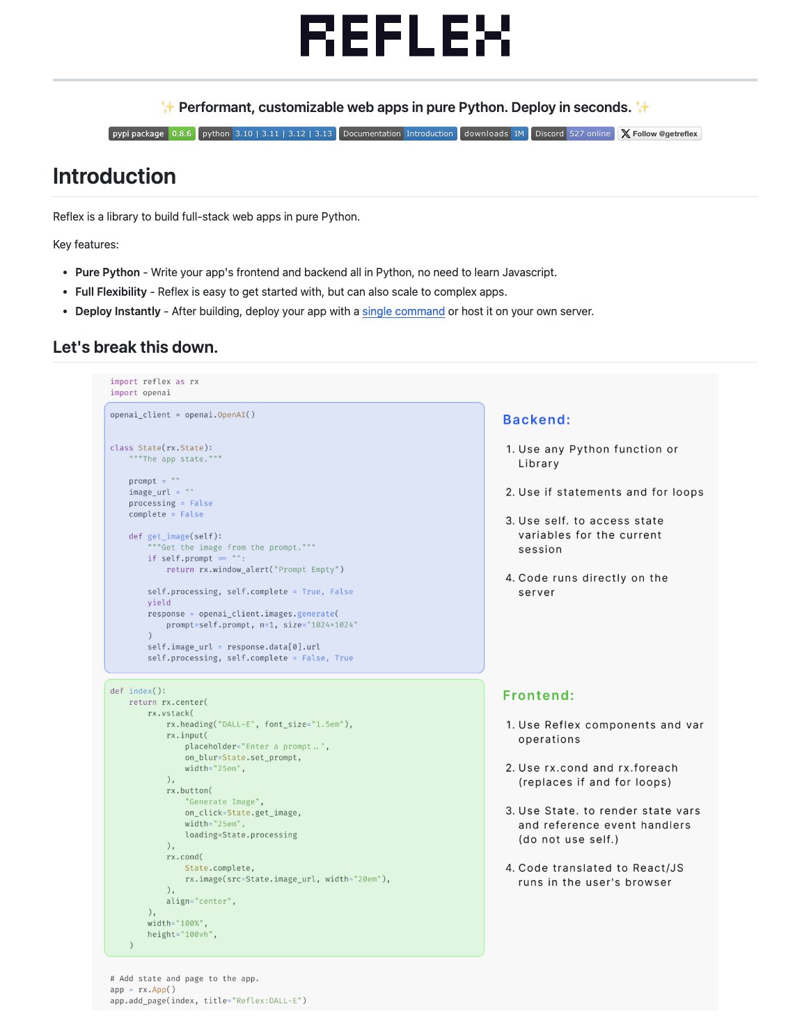 Python Full-Stack Web Development Framework Released