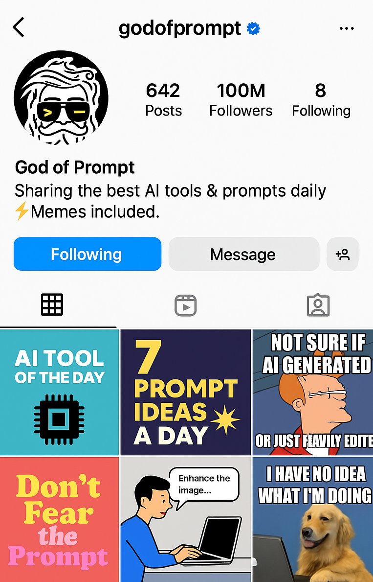 Generating Instagram Profile Content with GPT-4o