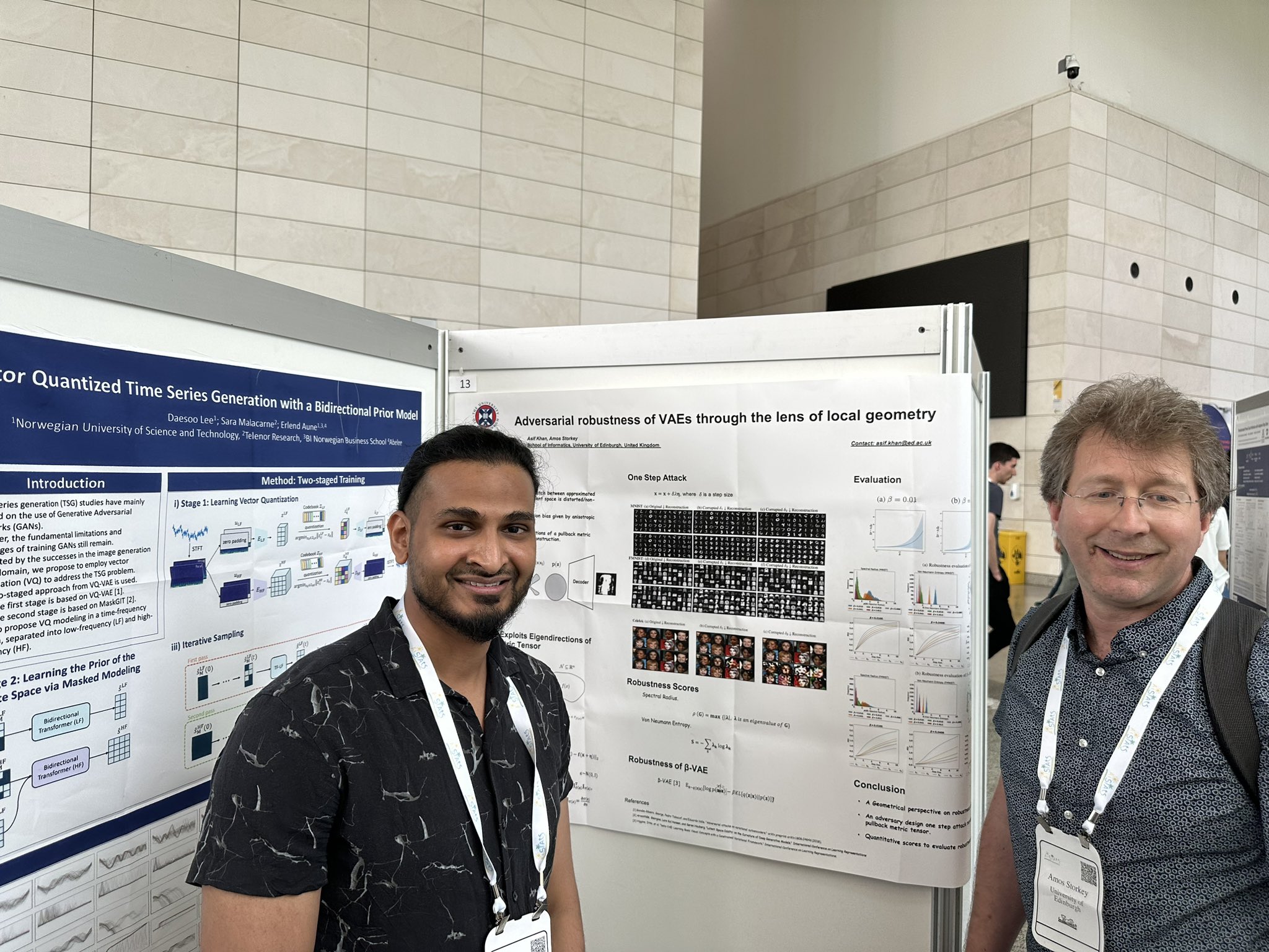 Adversarial Robustness of VAEs at AISTATS 2023