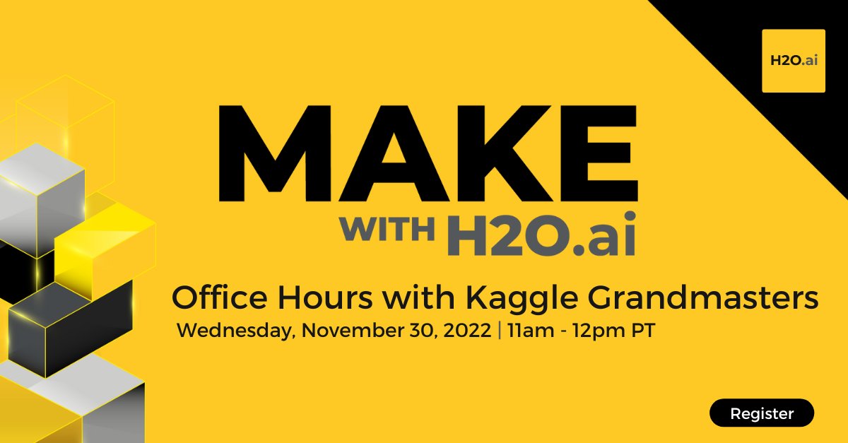 Make with H2O: Kaggle Strategies and Data Science Q&A Session