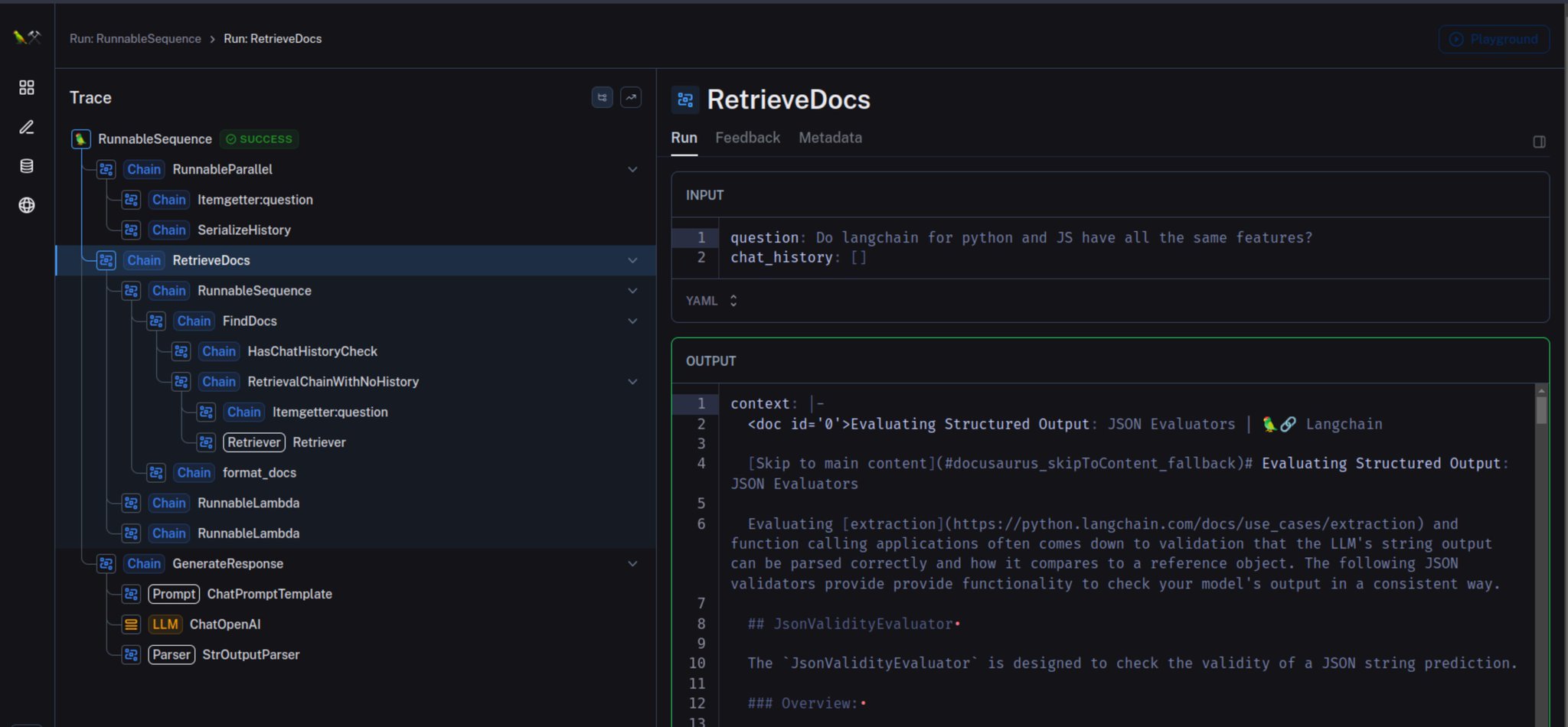 LangChain Chat Button Open Source Code Integration