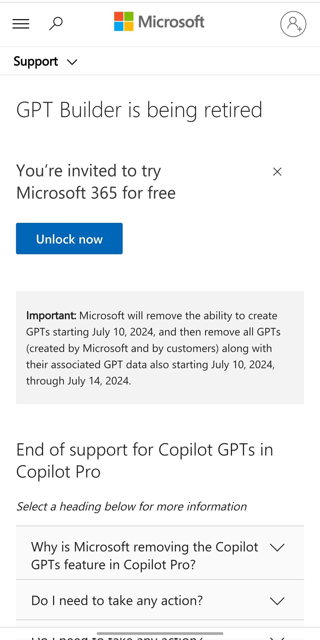 Microsoft Removes OpenAI GPT Assistants from Copilot Platform