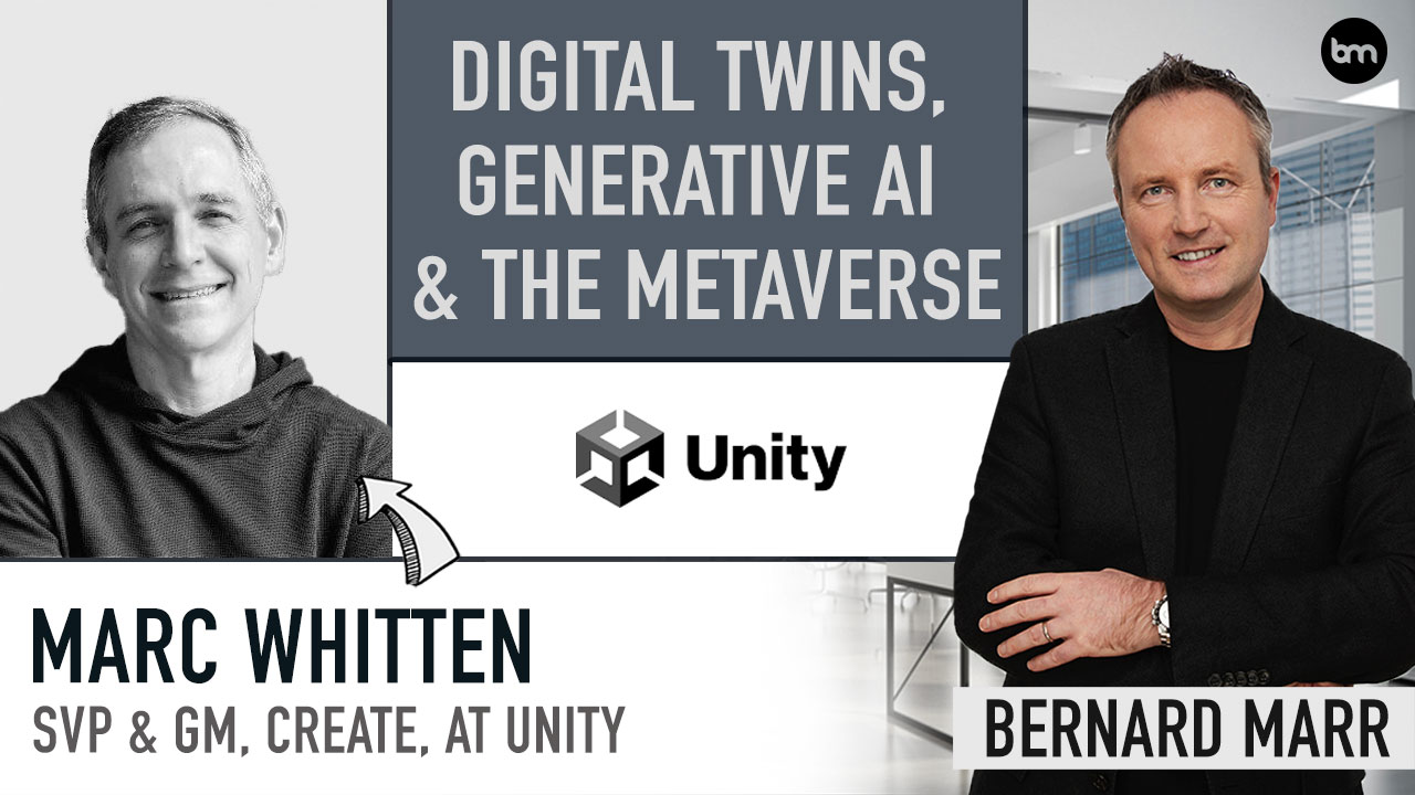 Digital Twins Generative AI Metaverse Live with Unity