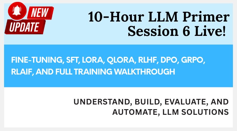 Fine-Tuning and RLHF: Complete LLM Developer Training Course