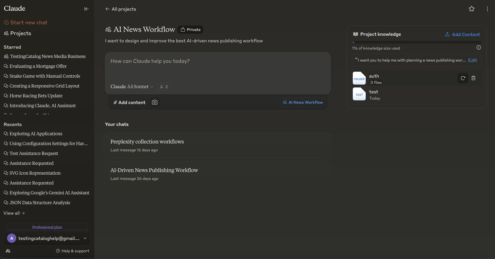 Claude Projects Harmonize feature for local file synchronization