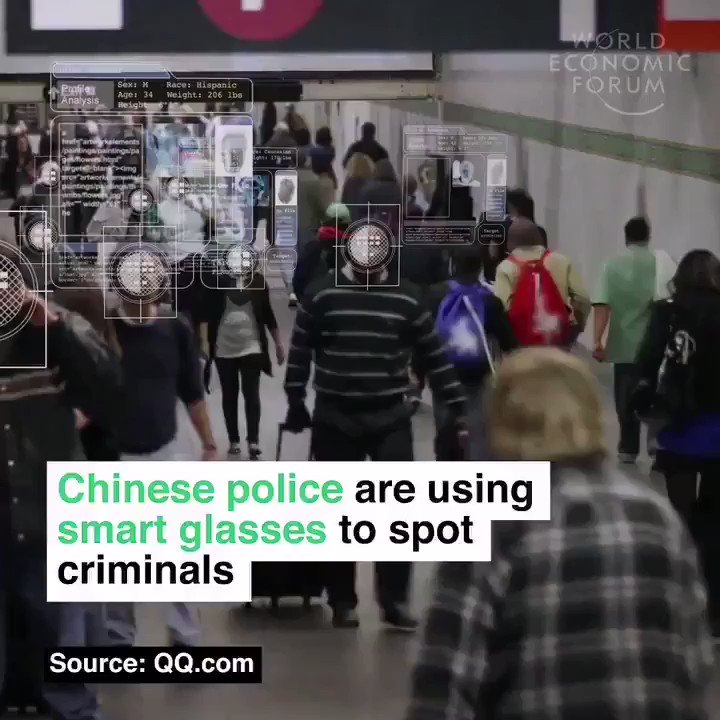 Chinese Police Deploy Smart Glasses for Criminal Detection