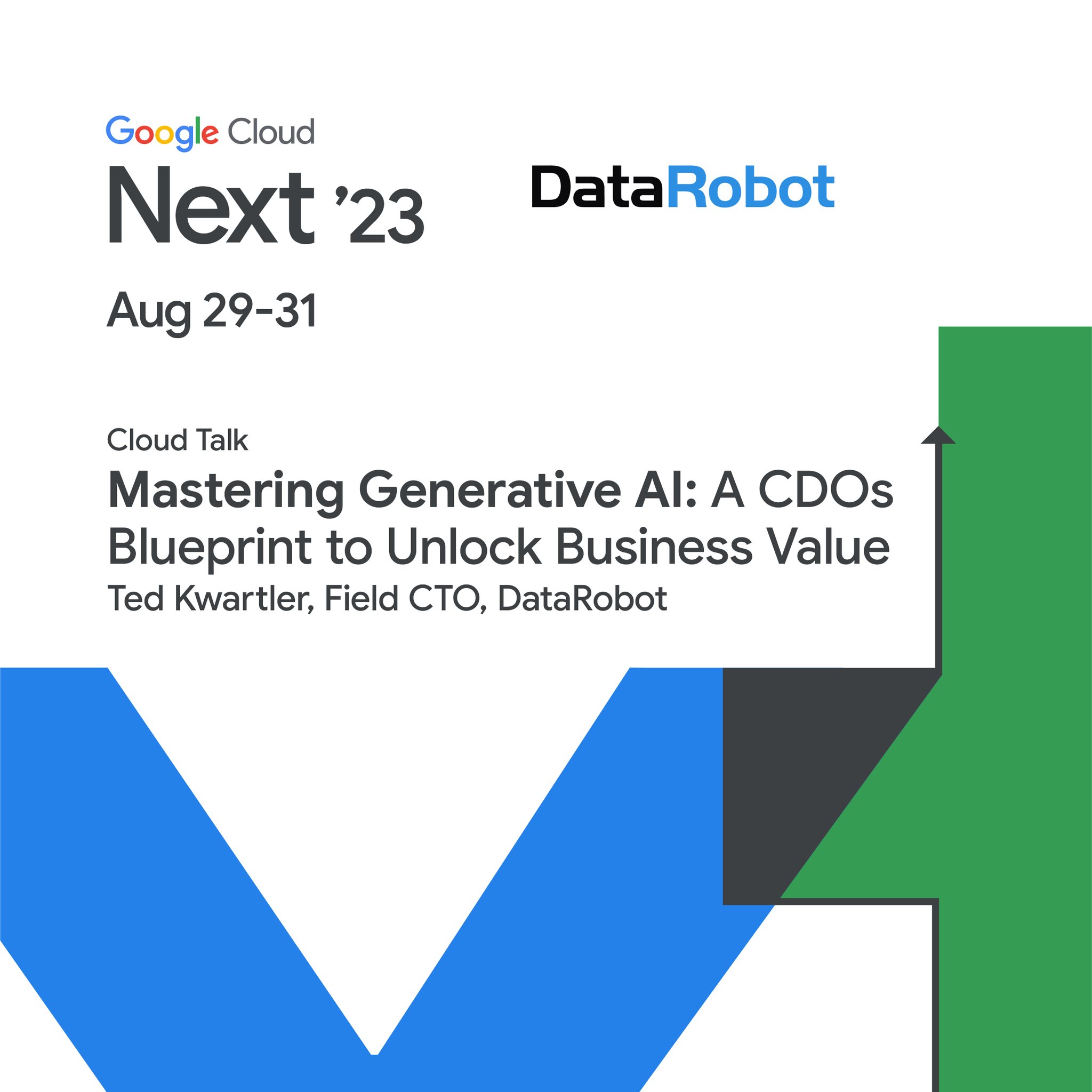 Google DataRobot Generative AI Platform at Google Cloud Next