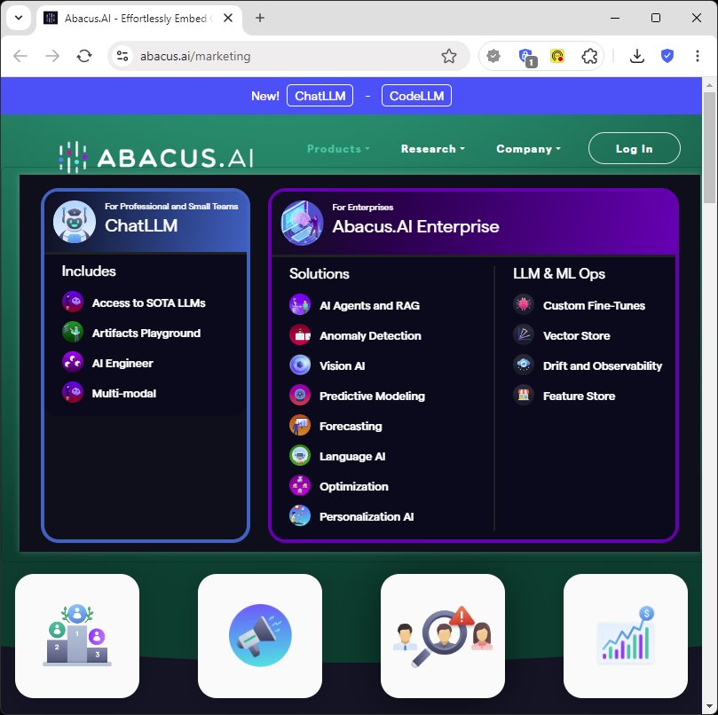 Explore Abacus AI for Enterprise AI Solutions and Capabilities