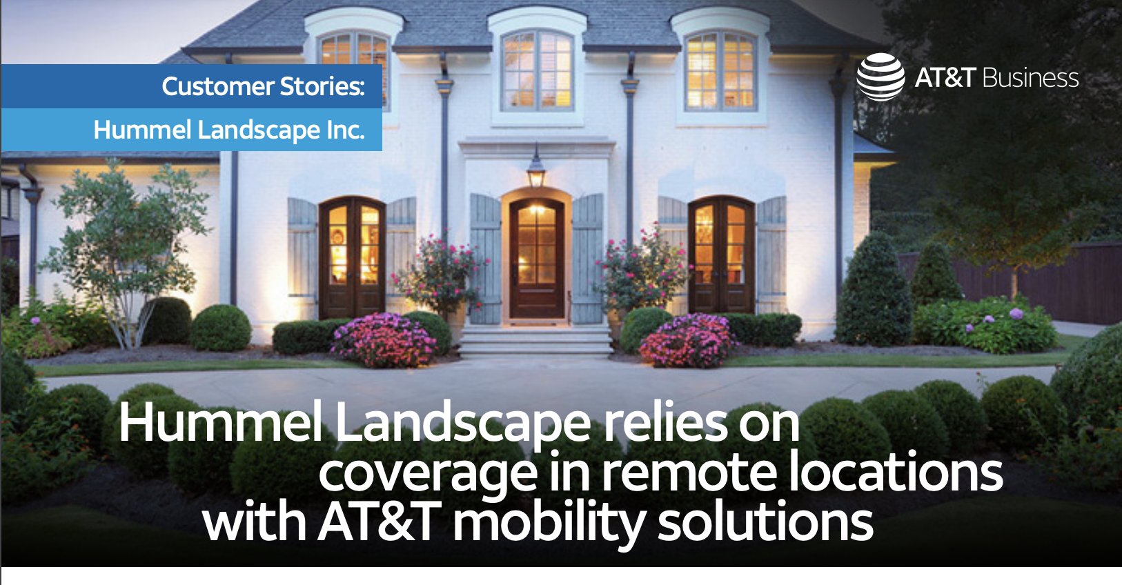 Family Landscaping Firm Boosts Crew Efficiency with AT&T Mobility