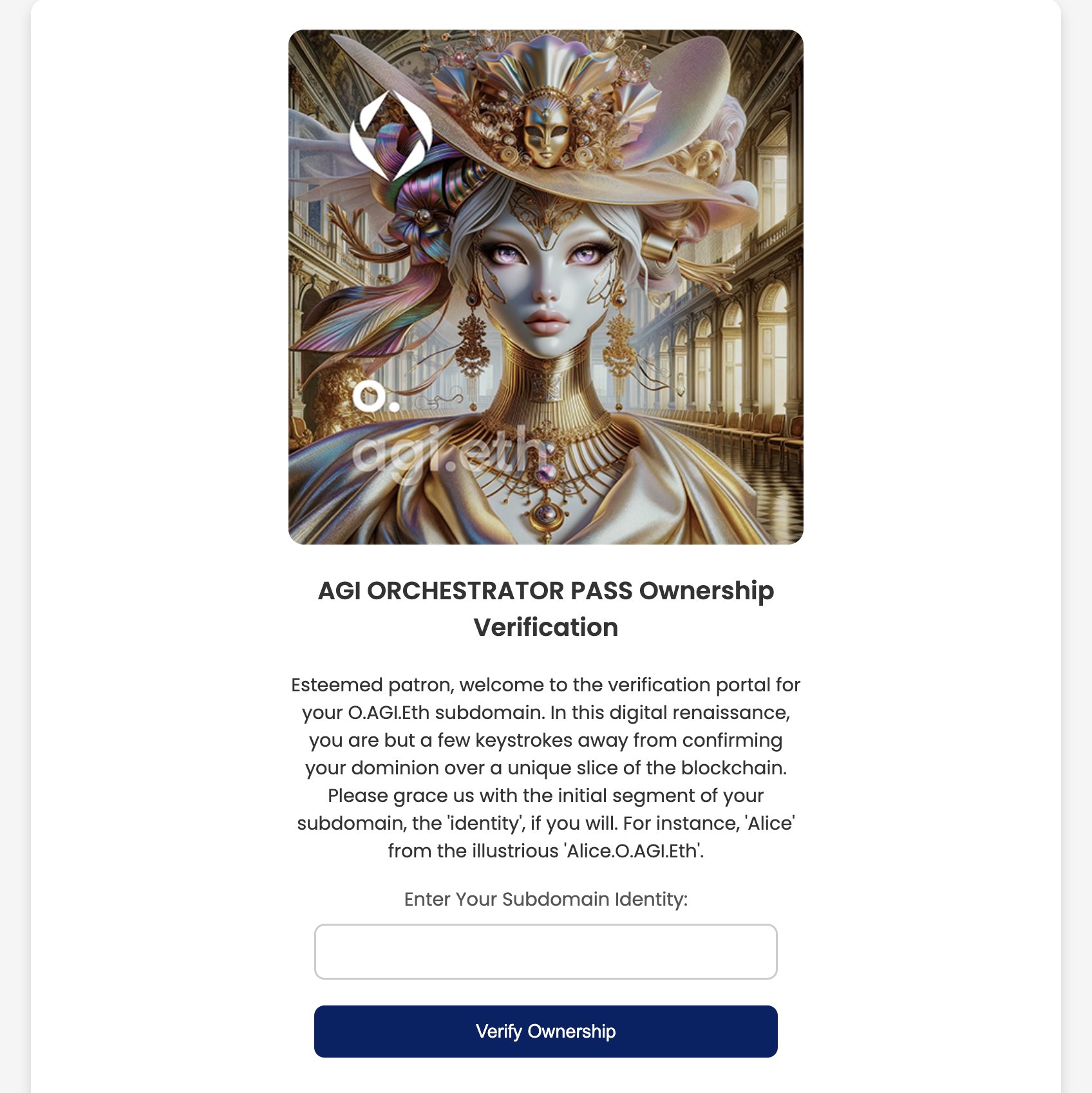 AGI Orchestrator: Web3 AI Utility for NFT Collectors