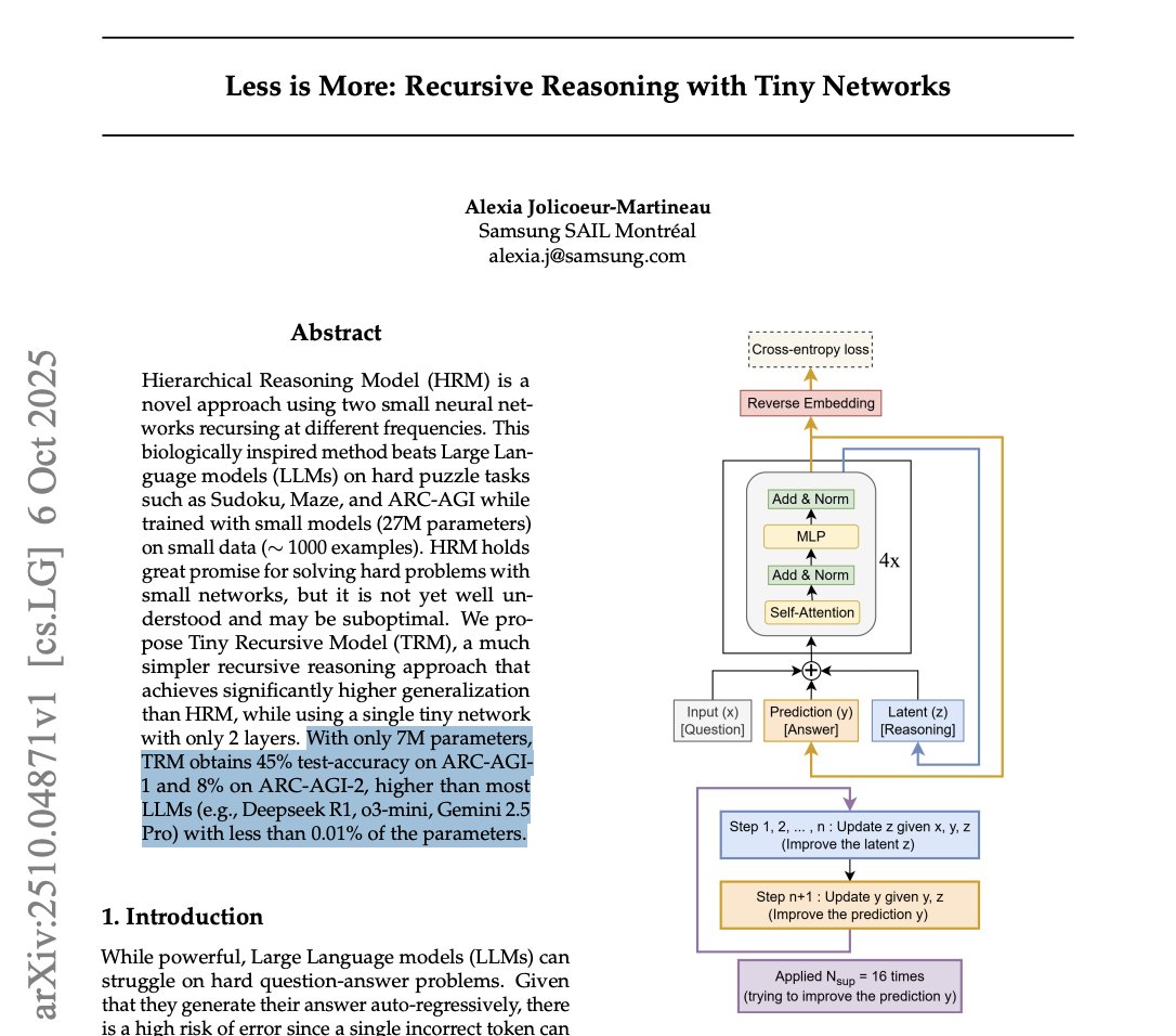 Recursive prompting beats larger models
