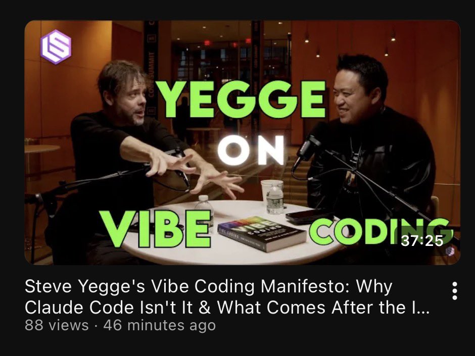 Steve Yegge argues for code rewrites in AI era