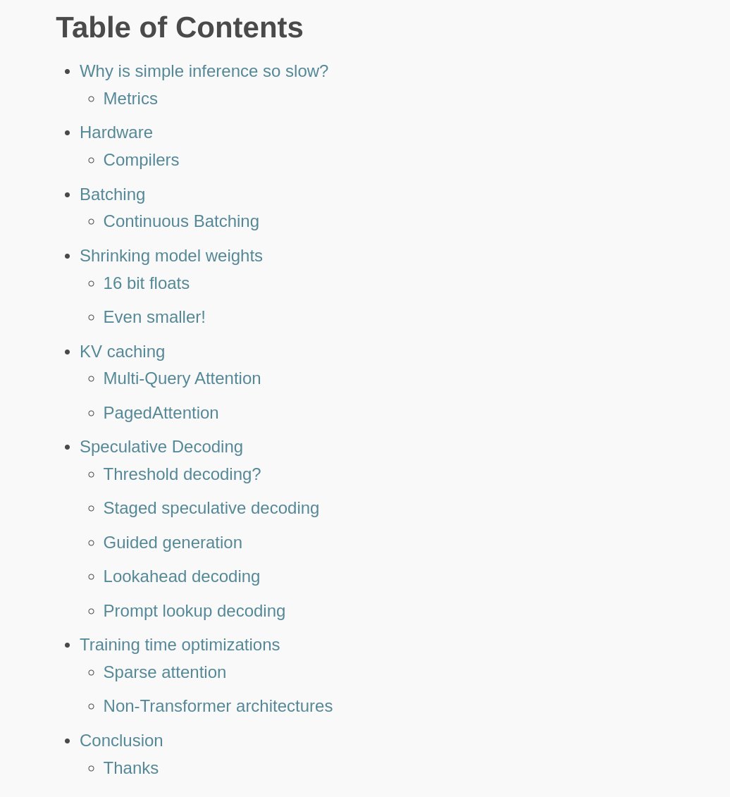 Recent LLM Inference and Training Tricks Explained Accessibly