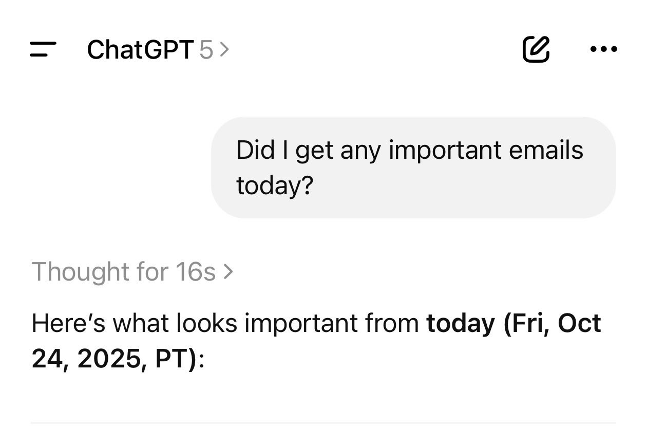 ChatGPT Email Access Capabilities Underappreciated