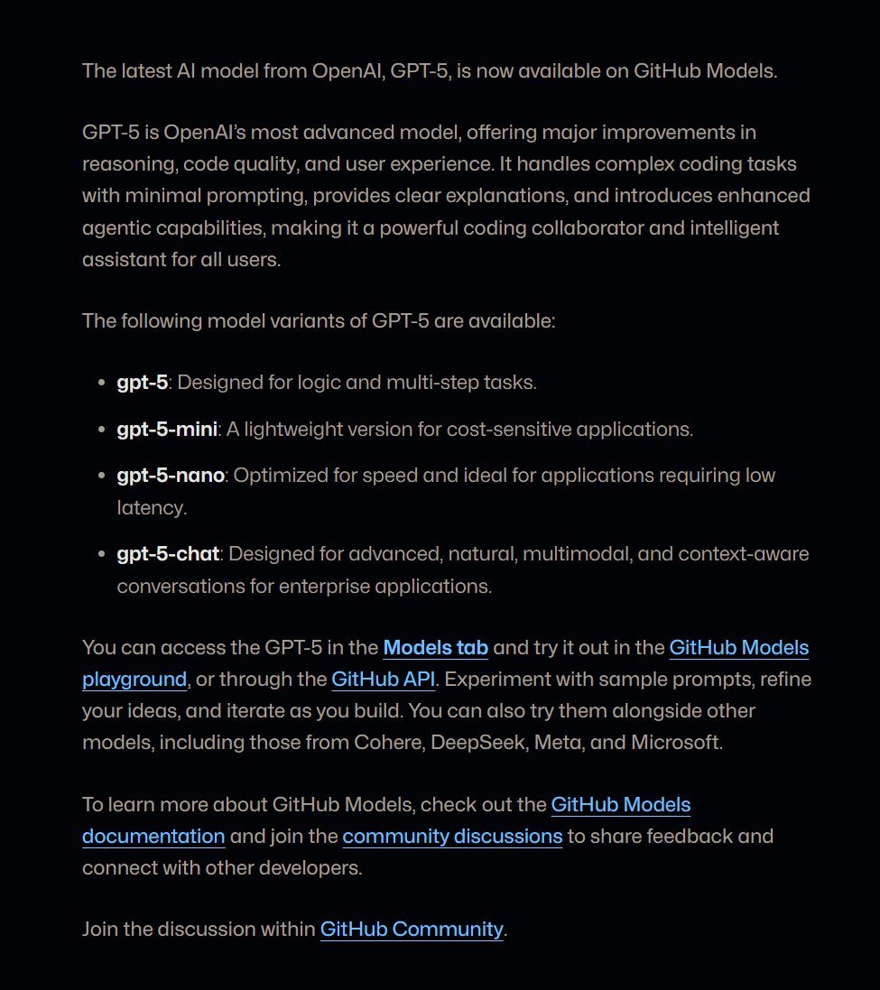 GPT-5 Model Leaked on GitHub Repository
