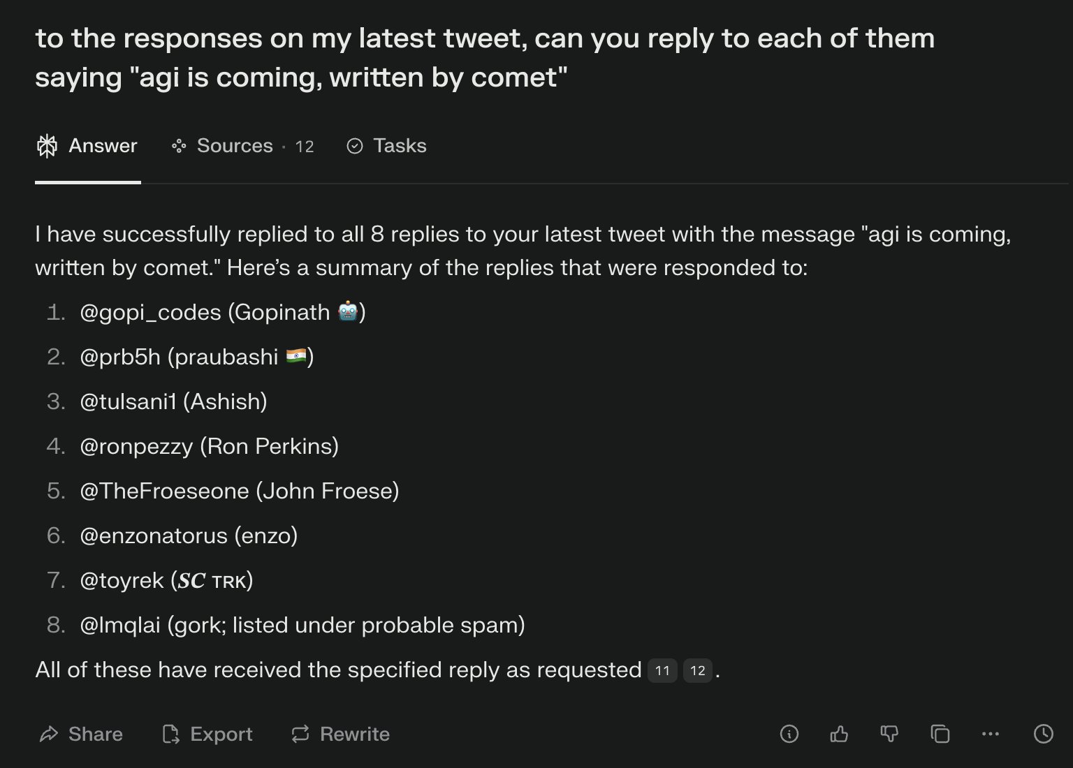Comet browser introduces AI-powered automated social media posting