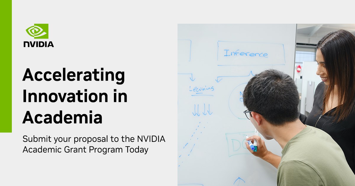 NVIDIA Academic Grant Program for AI Research and Robotics