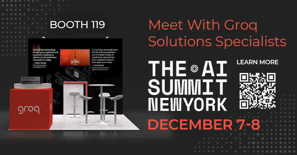 Groq Accelerates HPC and AI Computing at NYC AI Summit
