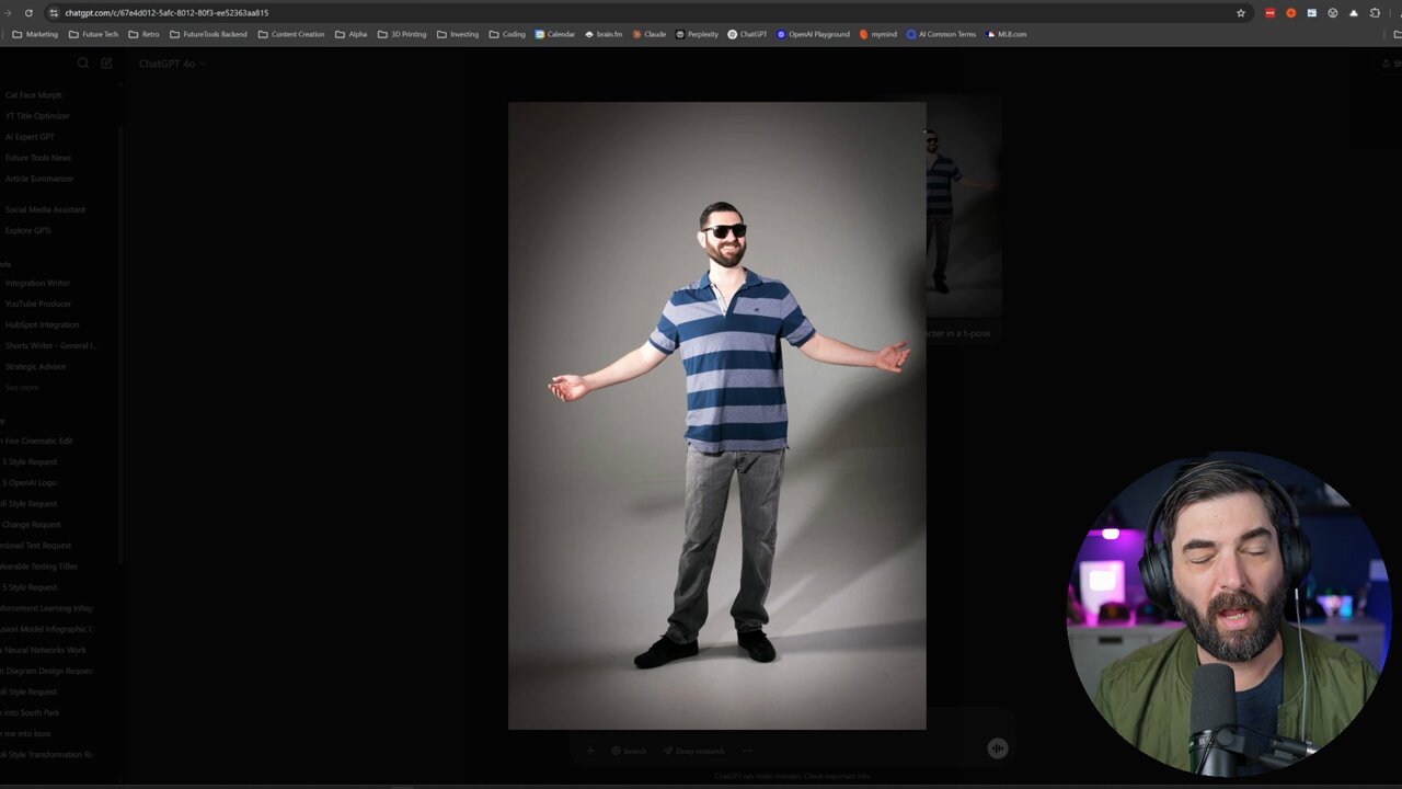 Converting Myself Into 3D Game Character Using AI
