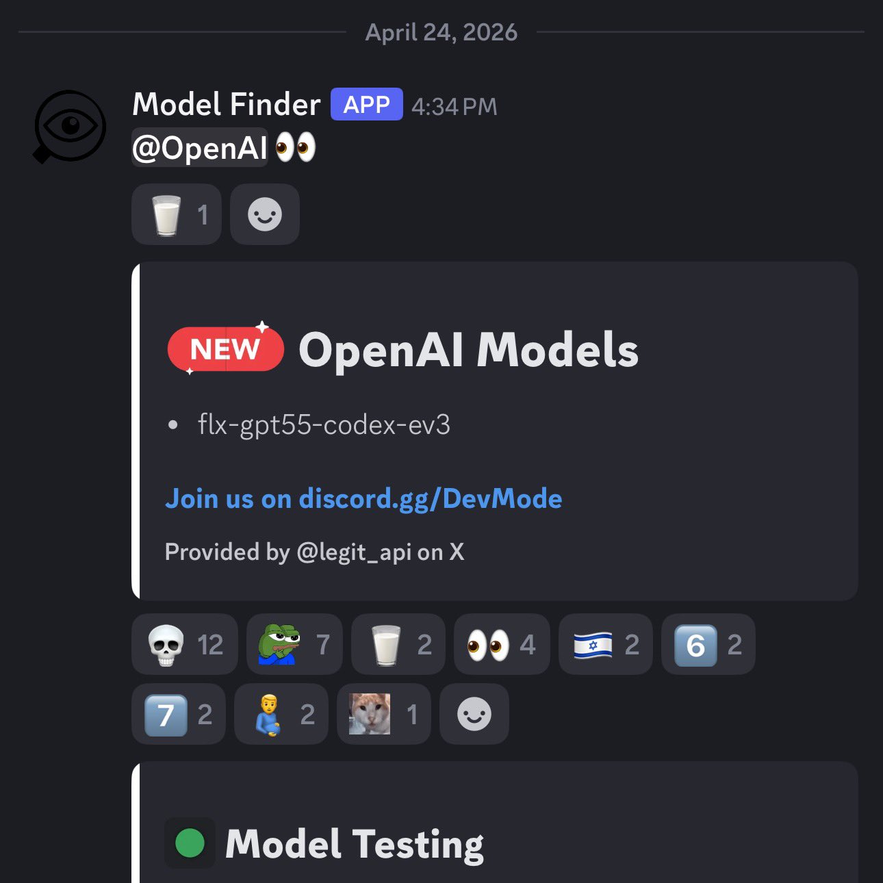 OpenAI Codex Models Potentially Return as Separate Programming Model
