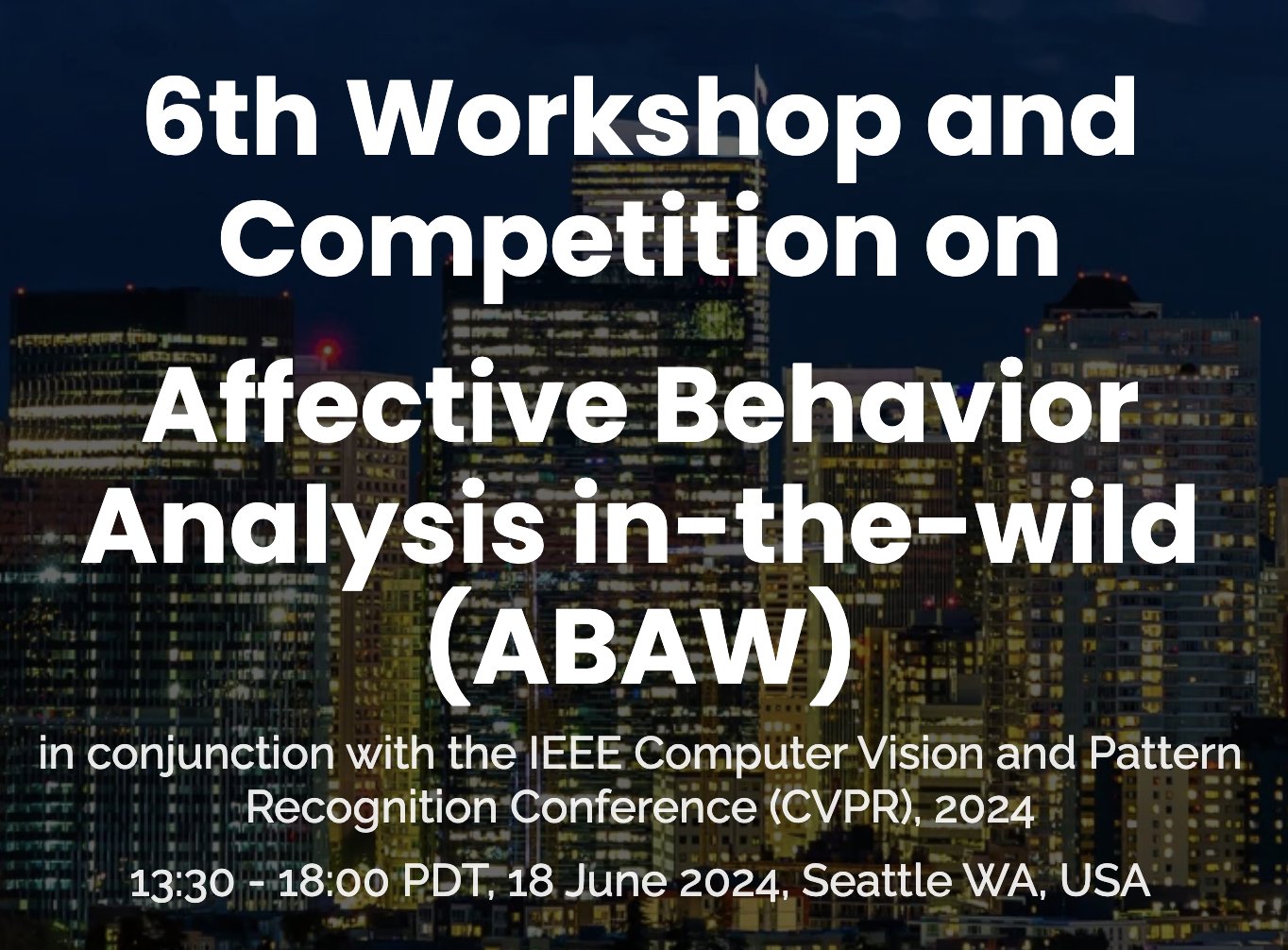 CVPR Keynote on Affective Behavior Analysis Workshop
