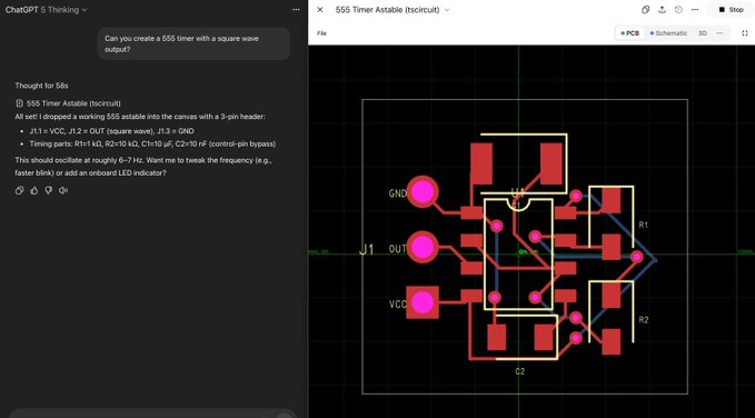 ChatGPT Can Design Printed Circuit Boards