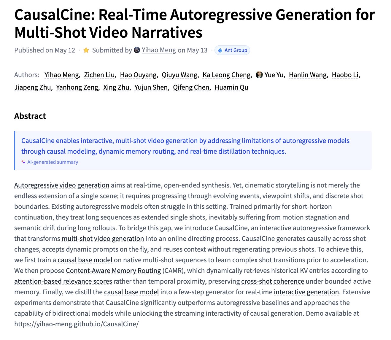 CausalCine: Real-Time Autoregressive Generation for Multi-Shot Video Narratives
