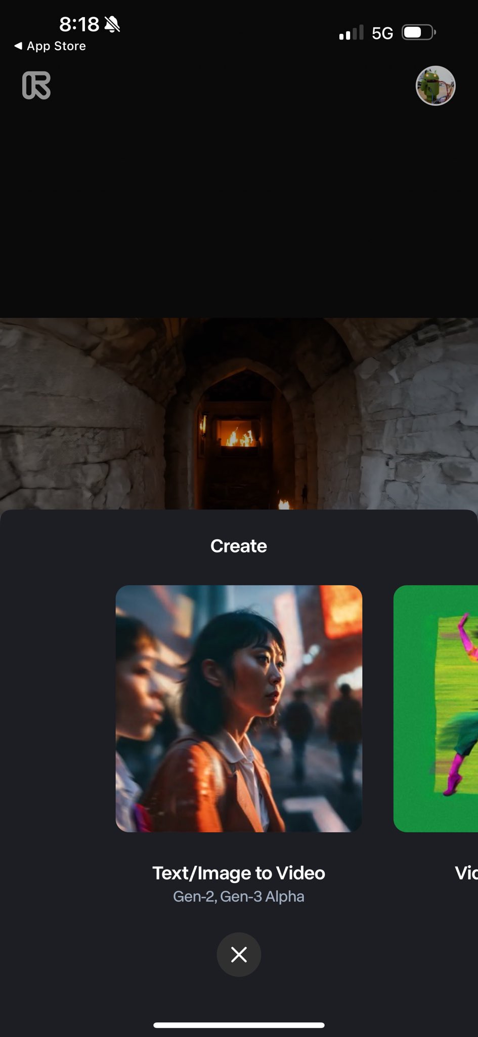 Gen3 Image-to-Video Feature Launches on Mobile App