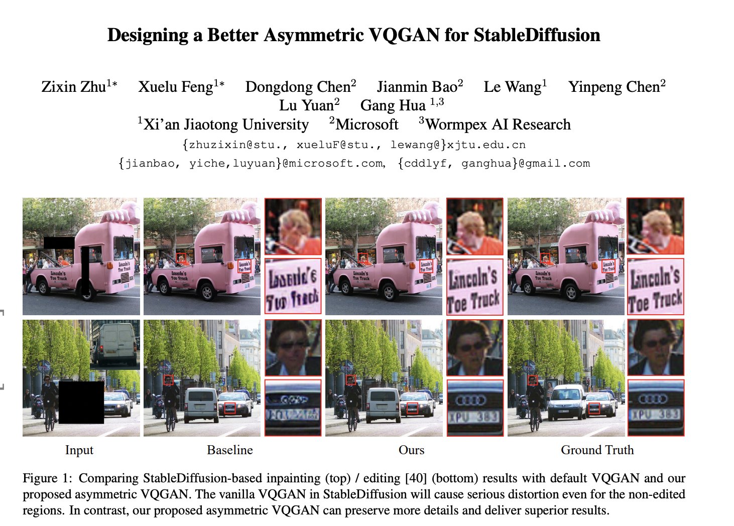 Designing a Better Asymmetric VQGAN for Stable Diffusion