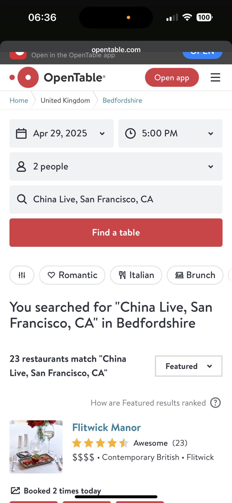 Perplexity Assistant Fails to Book China Restaurant for Tuesday