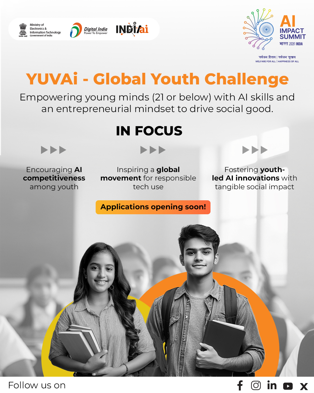 India Launches YUVAi Global Youth AI Challenge 2026