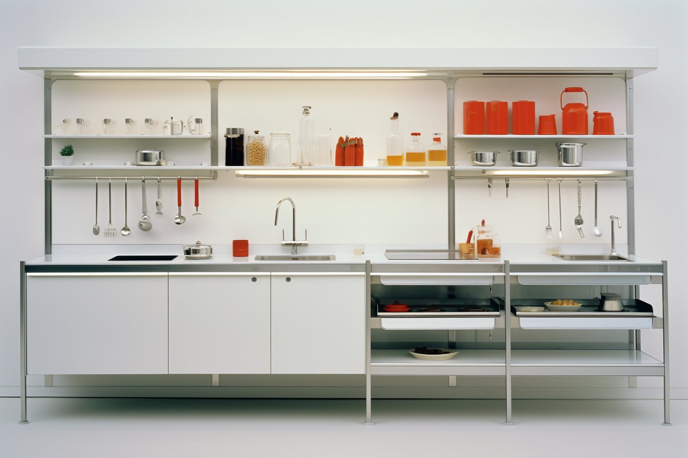 Dieter Rams Kitchen Design via Midjourney AI