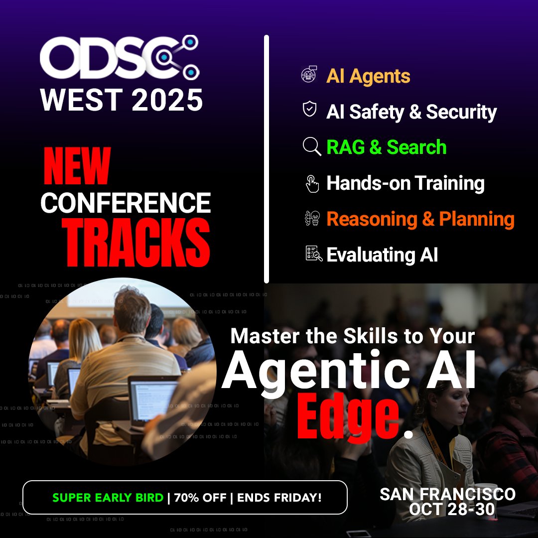 ODSC West 2025 Launches New Tracks for Intelligent Systems