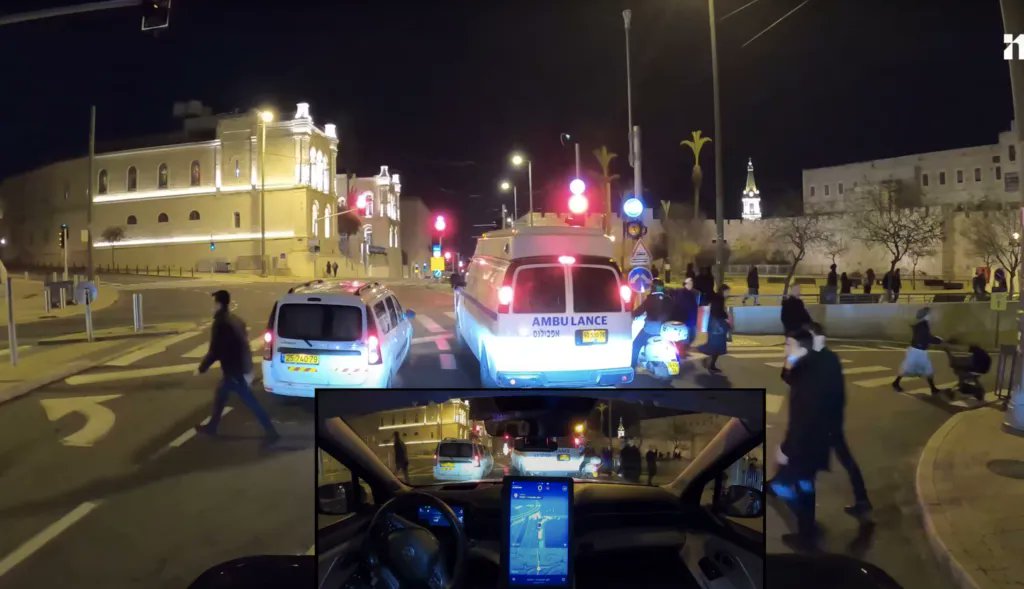 Mobileye’s Self-Driving Taxi Navigation in Jerusalem
