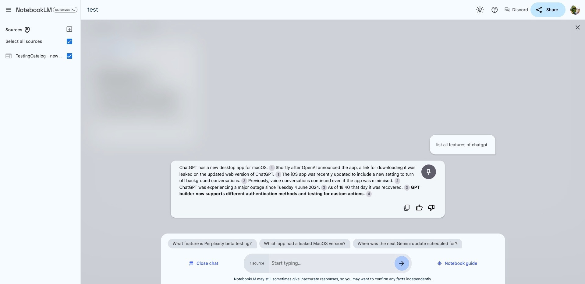 Technical limitations of NotebookLM document context window
