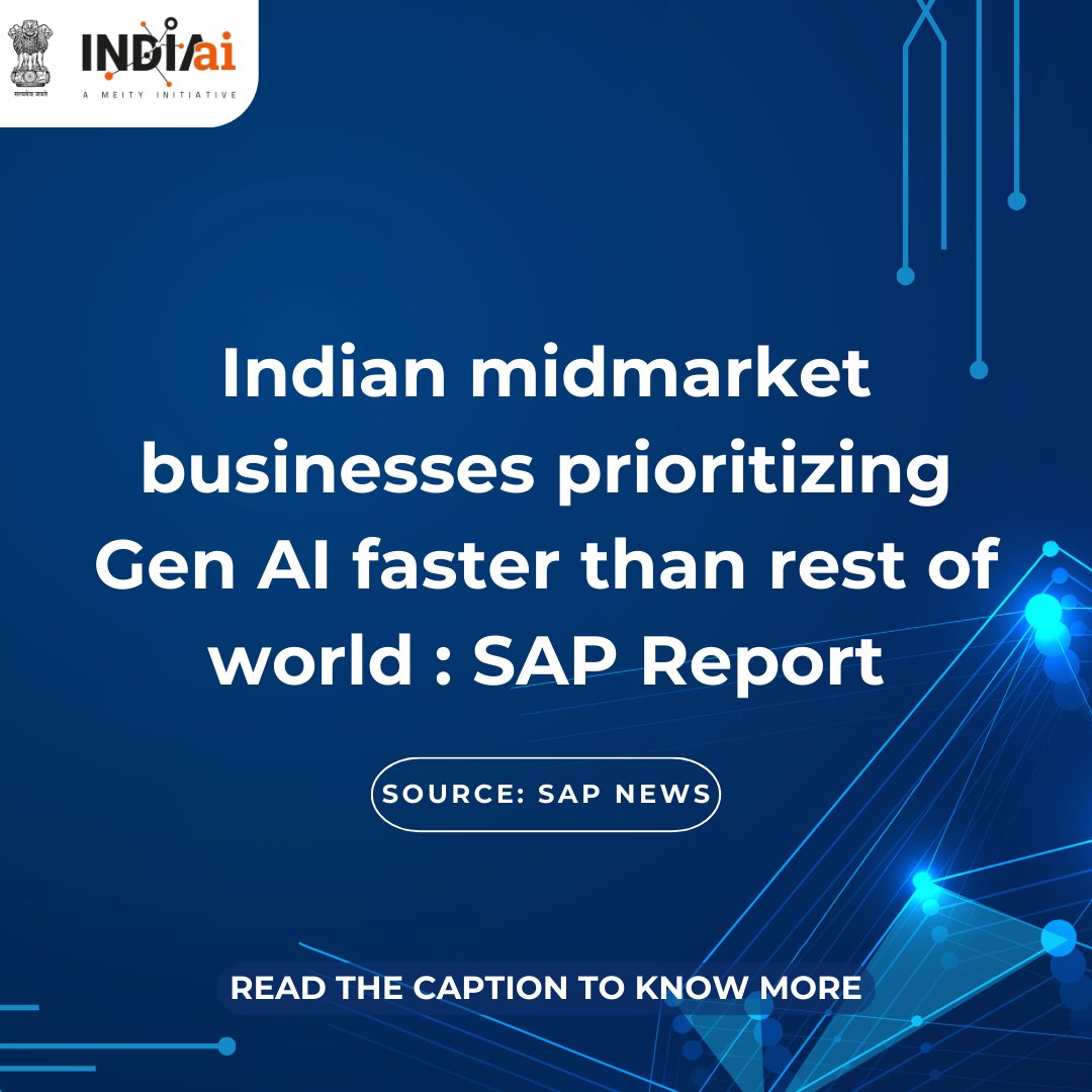 Indian mid-market prioritizes GenAI adoption exceeding global average