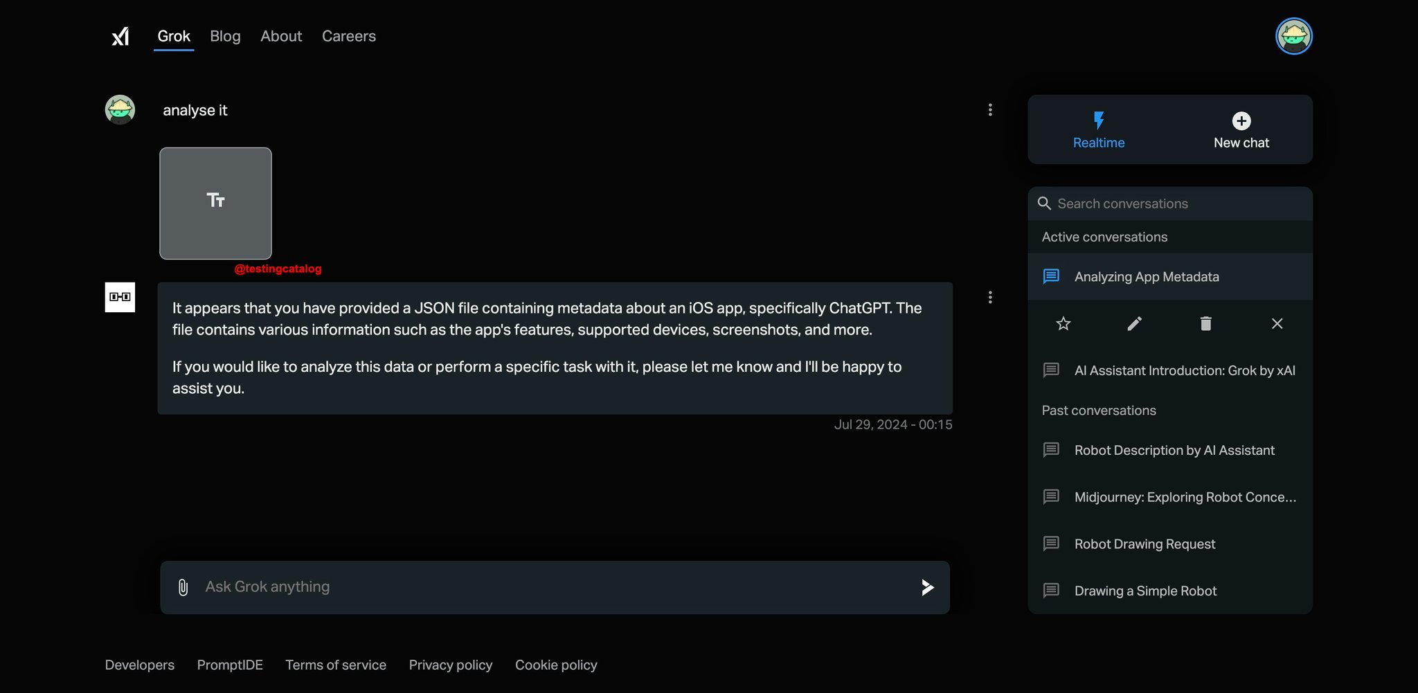 Testing Grok’s Multimodal Capabilities with Text File Uploads