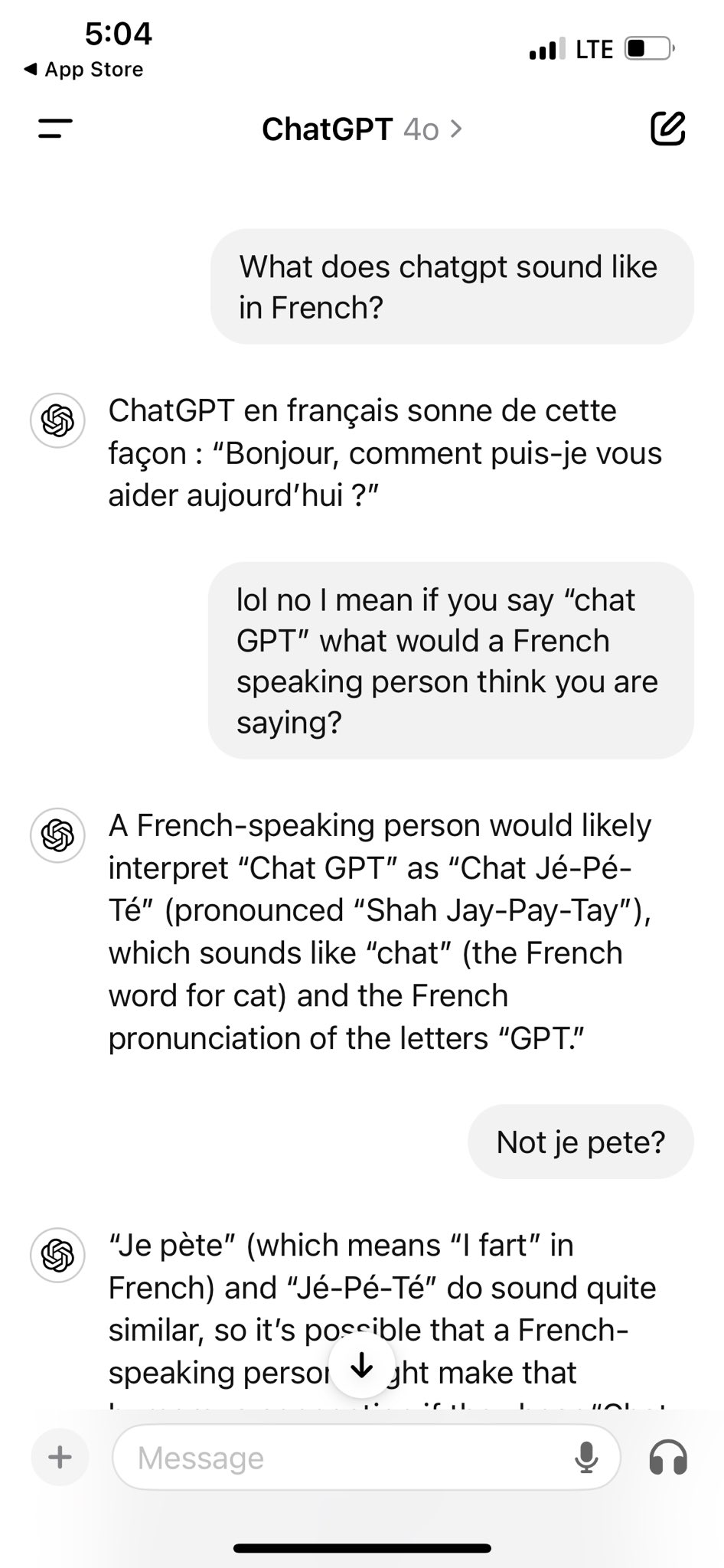 ChatGPT’s French Pronunciation Awareness Questioned