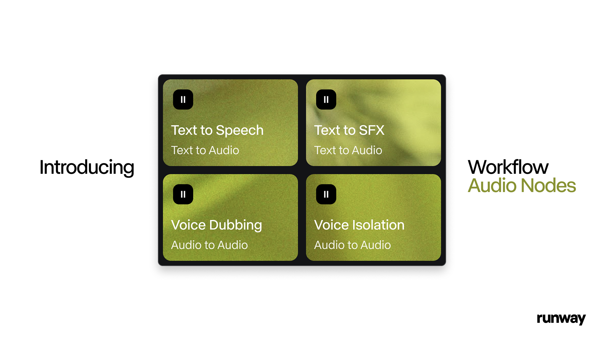 Runway Launches Audio Generation Nodes for Creative Workflows