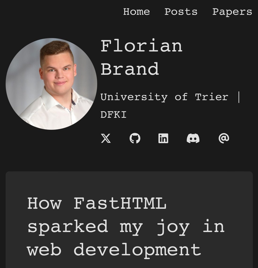 FastHTML: A Web Development Platform Worth Exploring