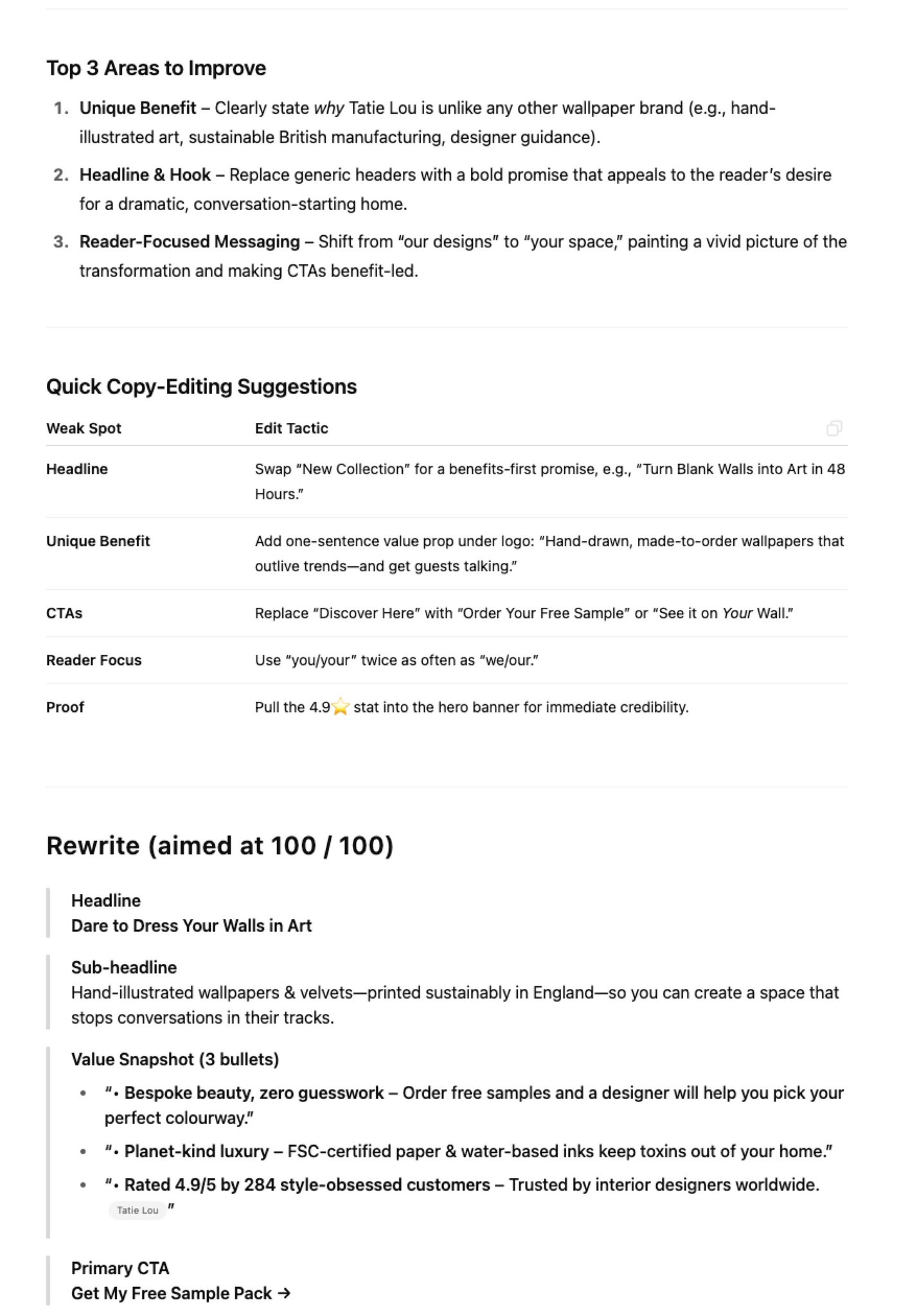 Fine Prompt Engineering Suggestions for AI Improvement