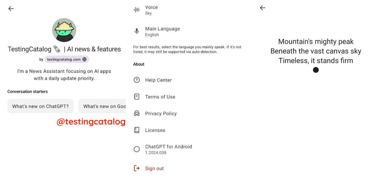 Updates to Custom GPT Store and Chat Interface Flow