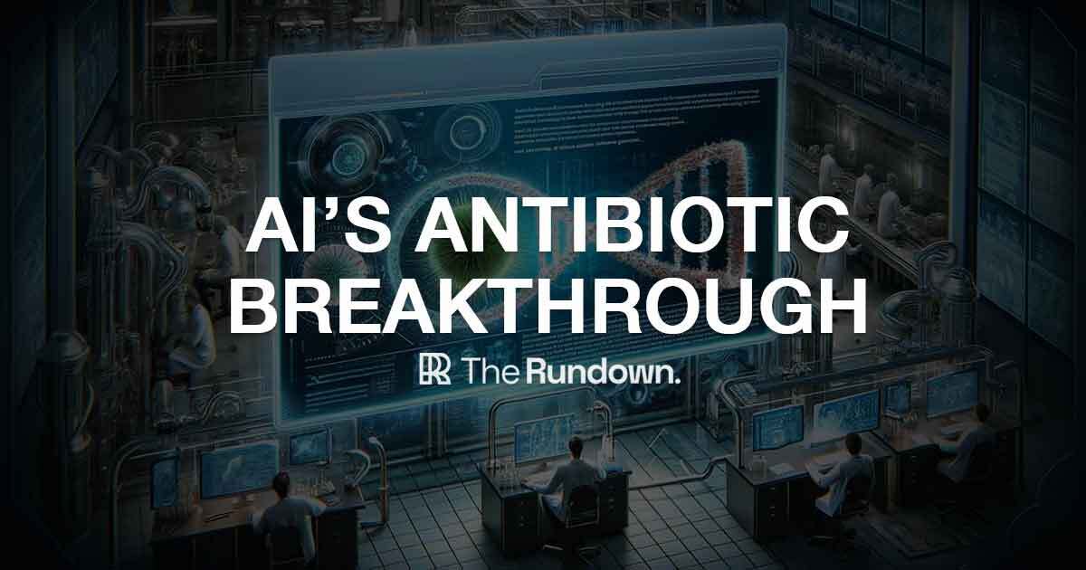 AI breakthroughs in antibiotics, audio models, and workplace tools