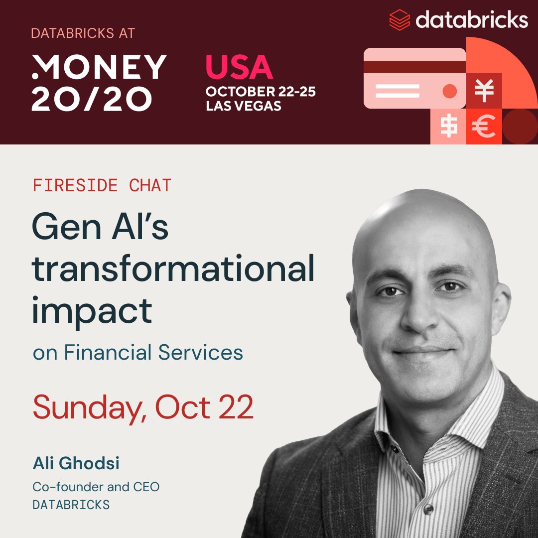 Ali Ghodsi Keynote on Generative AI Financial Services Impact