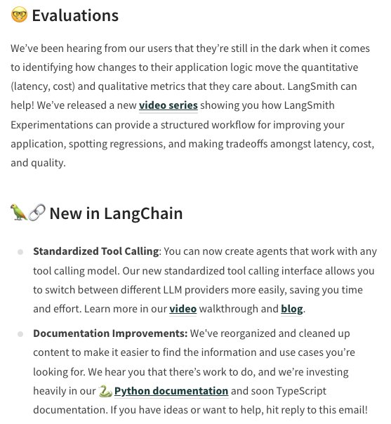 LangChain Weekly Release: Evaluations, Tool Calling, Monitoring